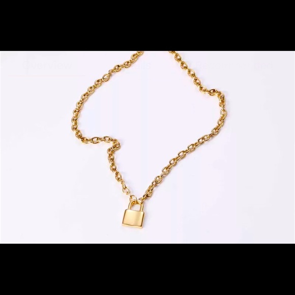 2/60 Necklace padlock lock - Picture 2 of 7